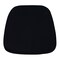 Flash Furniture 15&#x22; Black Soft Upholstery Chiavari Chair Padded Cushion